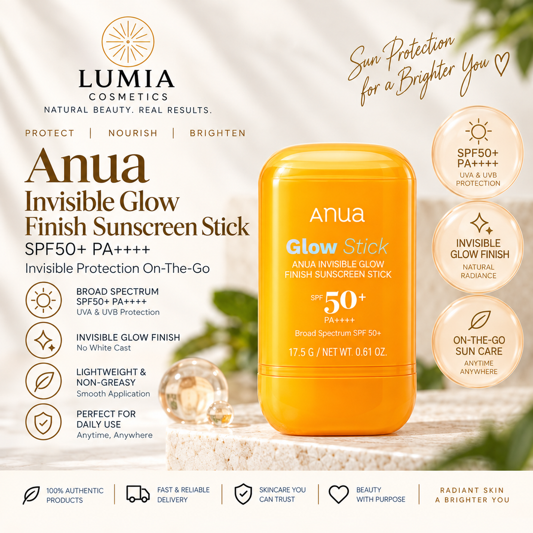 Anua Invisible Glow Finish Sunscreen Stick SPF 50