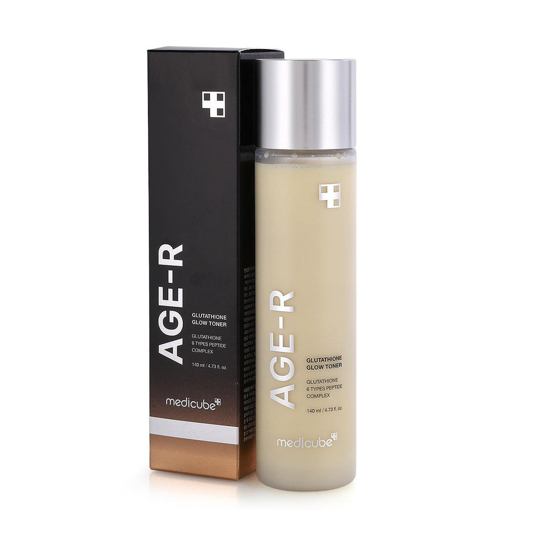 Medicube AGE-R Glutathione Glow Toner bottle with box